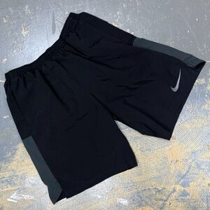 Nike Flex Challenger 9” Running Shorts AH8151-010 Black Grey Large